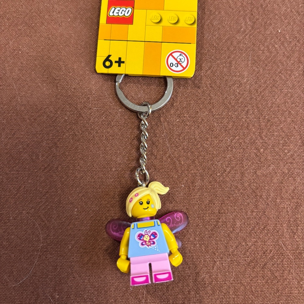 LEGO "Butterfly Girl Key Chain" 853795 WITH TAG